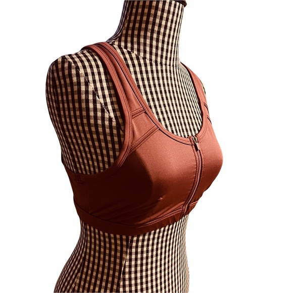 Fabletics ~ Ellie Mauve Zip-Front Sports Bra ~ Small - Picture 2 of 6